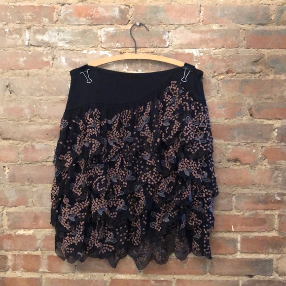 Catherine Malandrino Dresses & Skirts - Catherine Malandrino silk ruffle skirt